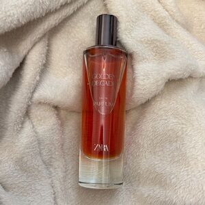 Zara Golden Decade Perfume with Amber Hue